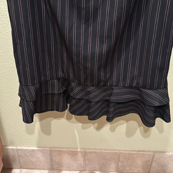 Caslon womans Navy blue and pink striped skirt - Picture 4 of 10